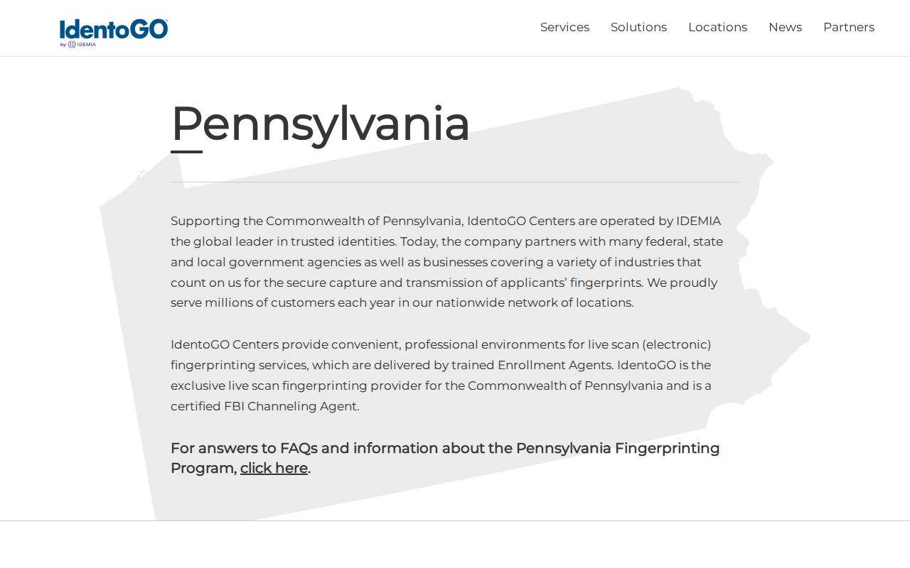 Juniata County criminal record fingerprint location search